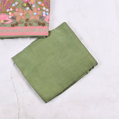 Mul Cotton Sea Green Unstitched Suit
