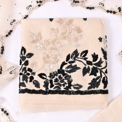 Crush Beige Unstitched Suit