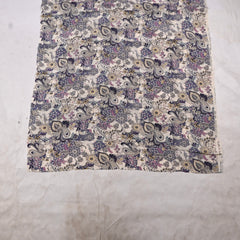 Crepe Muted Blue Unstitched Suit