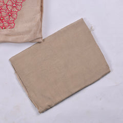 Shimmer Beige Unstitched Suit