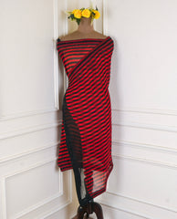 Crepe Red Unstitched Suit