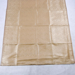Banarasi Beige Unstitched Suit