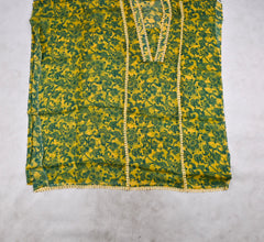 Mul Check Yellow Unstitched Suit
