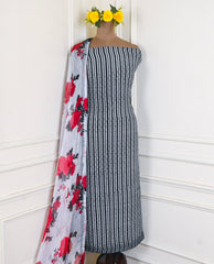 Crepe Black Unstitched Suit
