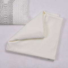 Georgette White Unstitched Suit