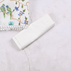 Kota Doria White Unstitched Suit