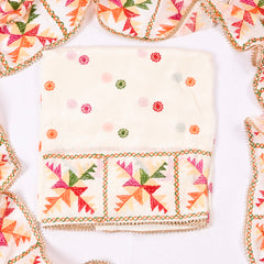 Crepe White Unstitched Suit