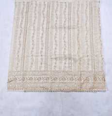 Shimmer Beige Unstitched Suit