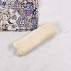 Crepe Muted Blue Unstitched Suit