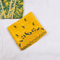 Mul Check Yellow Unstitched Suit