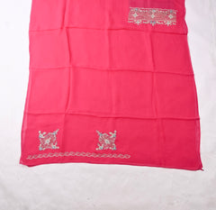 Twill Organza Pink Unstitched Suit