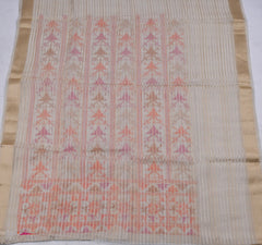 Shimmer Off-White Unstitched Suit