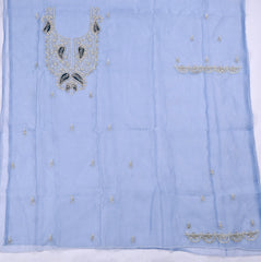 Shimmer Blue Unstitched Suit