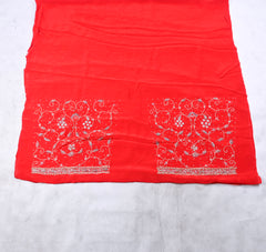 Glass Shimmer Red Unstitched Suit