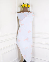 Cotton Peach Unstitched Suit