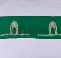 Khadi Green Unstitched Suit