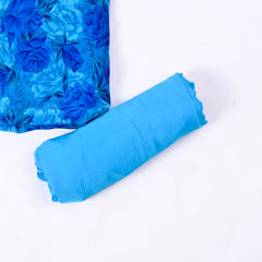 Crepe Blue Unstitched Suit