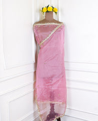 Glass Pink Unstitched Suit