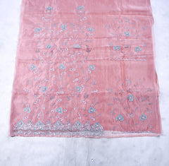Glass Shimmer Peach Unstitched Suit