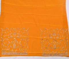 Glass Shimmer Yellow Unstitched Suit