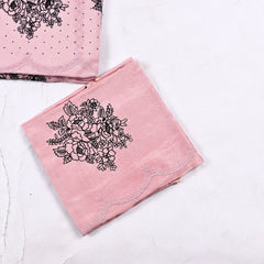 Organza Pastel Pink Unstitched Suit