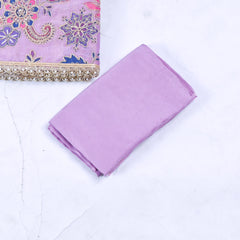 Shimmer Purple Unstitched Suit