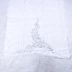 Crepe White Unstitched Suit