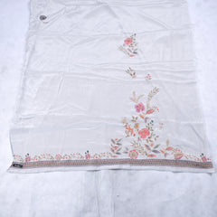 Crepe Cream Unstitched Suit