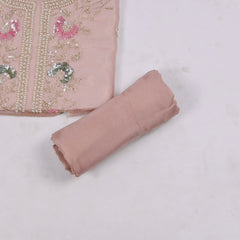 Crush Beige Unstitched Suit