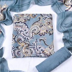 Tista Chinon Blue Unstitched Suit