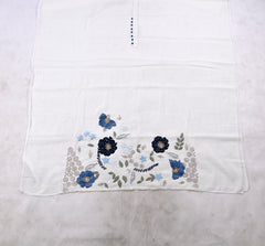 Mul Cotton White Unstitched Suit