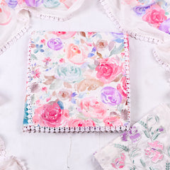 Cambric Cotton White Unstitched Suit