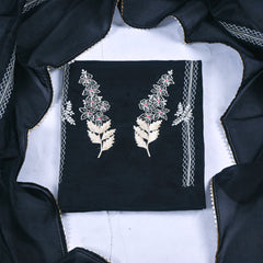 Crepe Black Unstitched Suit