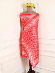 Gavadin Silk Red Unstitched Suit