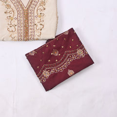 Shimmer Brown Unstitched Suit