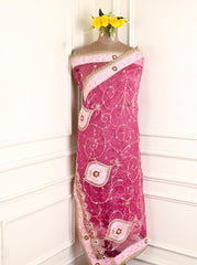 Gavadin Magenta Unstitched Suit