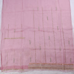Crush Onion Pink Unstitched Suit