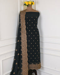 Crepe Black Unstitched Suit