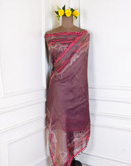 Burberry Wine Unstitched Suit