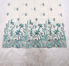 Pure Cotton Blue Unstitched Suit