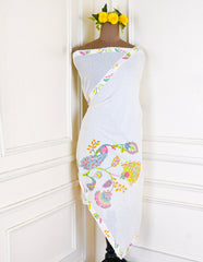 Cotton Cream Unstitched Suit