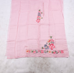 Organza Pink Unstitched Suit