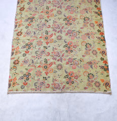 Shimmer Pista Green Unstitched Suit