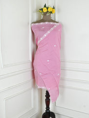 Mul Cotton pink Unstitched Suit