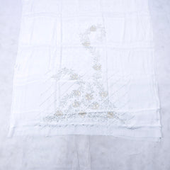 Crepe White Unstitched Suit