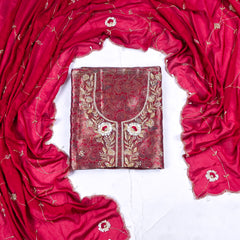 Crush Red Unstitched Suit