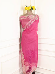 Gavadin Magenta Unstitched Suit