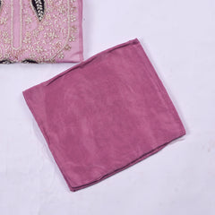 Shimmer Purple Unstitched Suit