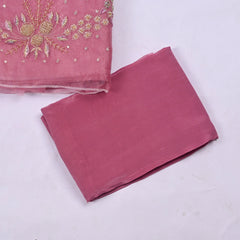 Crush Onion Pink Unstitched Suit