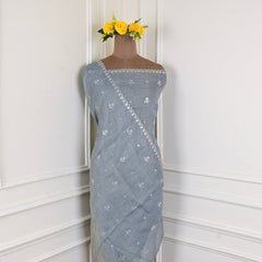 Linen Grey Unstitched Suit